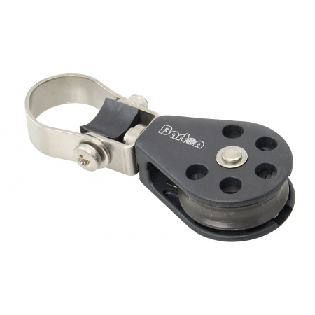 BARTON Einzelblock, drehbar, für Relingsstützen 25 mm